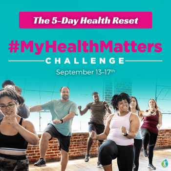 Join Us For #MyHealthMatters –  Free 5 Day Health Challenge Starting Monday, September&nbsp;13th…
